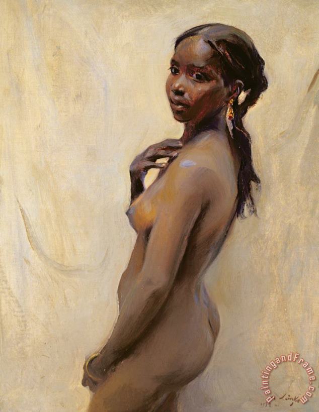 Philip Alexius de Laszlo A Marrakesh Girl Art Painting