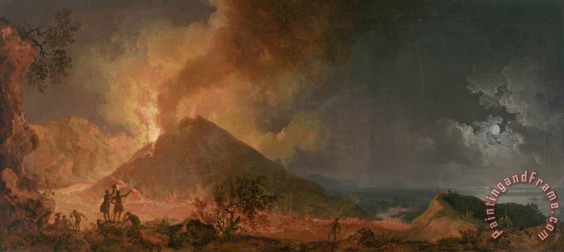 Pierre-Jacques Volaire The Eruption of Vesuvius Art Print