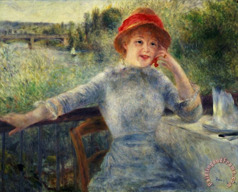 Alphonsine Fournaise painting - Pierre Auguste Renoir Alphonsine Fournaise Art Print
