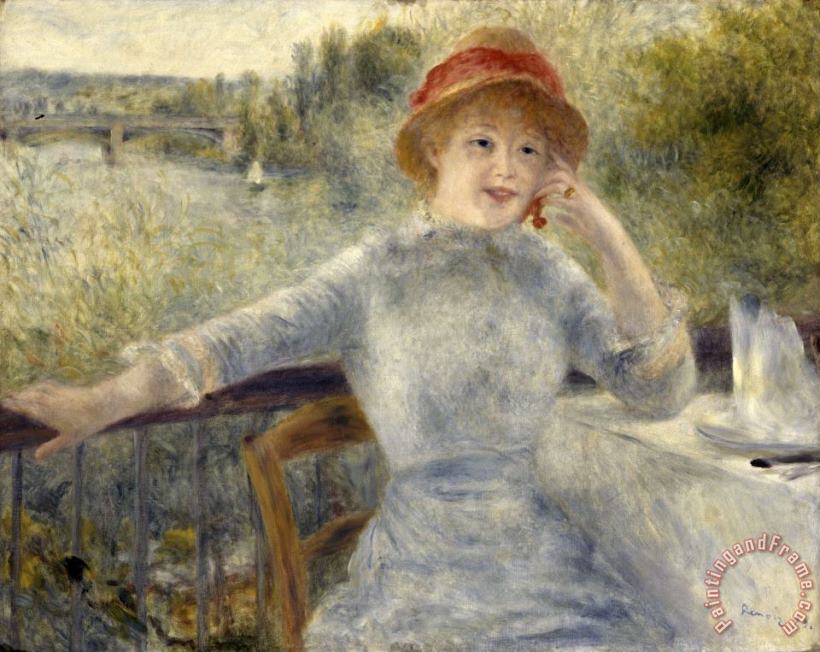 Pierre Auguste Renoir Alphonsine Fournaise Art Print