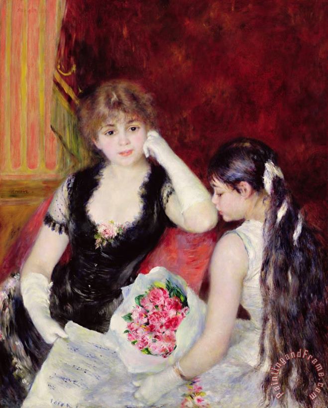 Pierre Auguste Renoir  At the Concert Art Painting