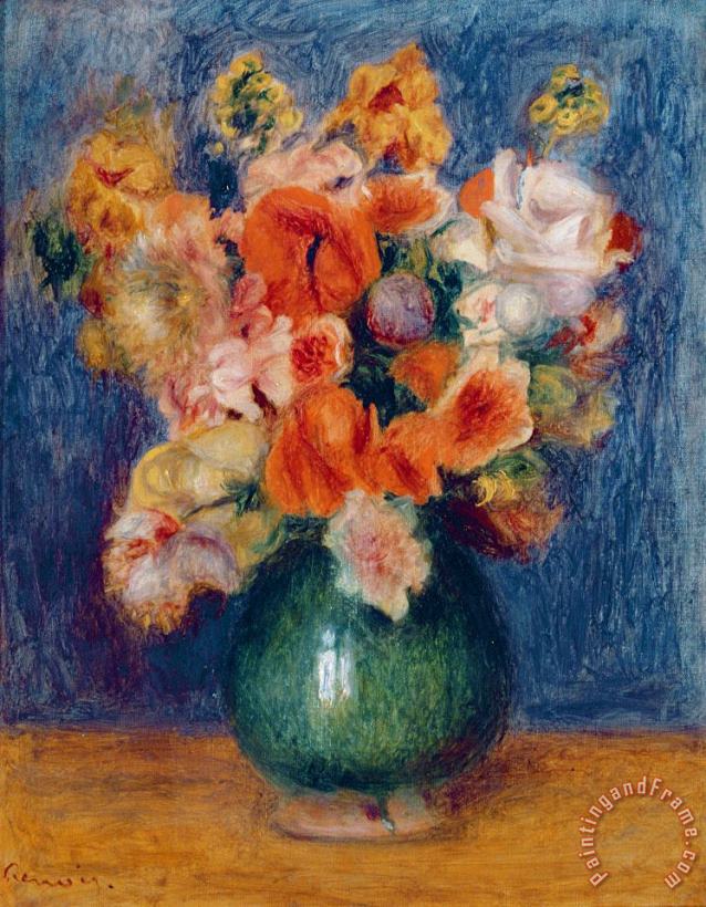 Pierre Auguste Renoir Bouquet Art Print