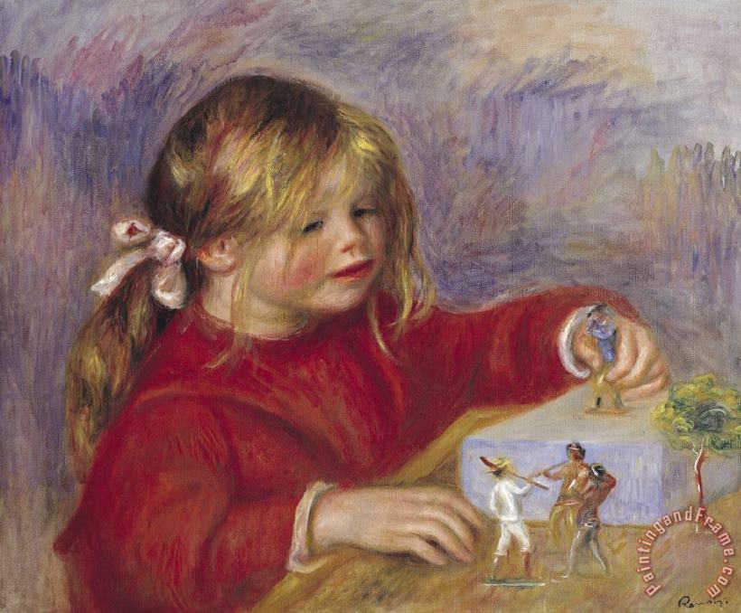 Pierre Auguste Renoir Claude Renoir (b.1901) at Play Art Print