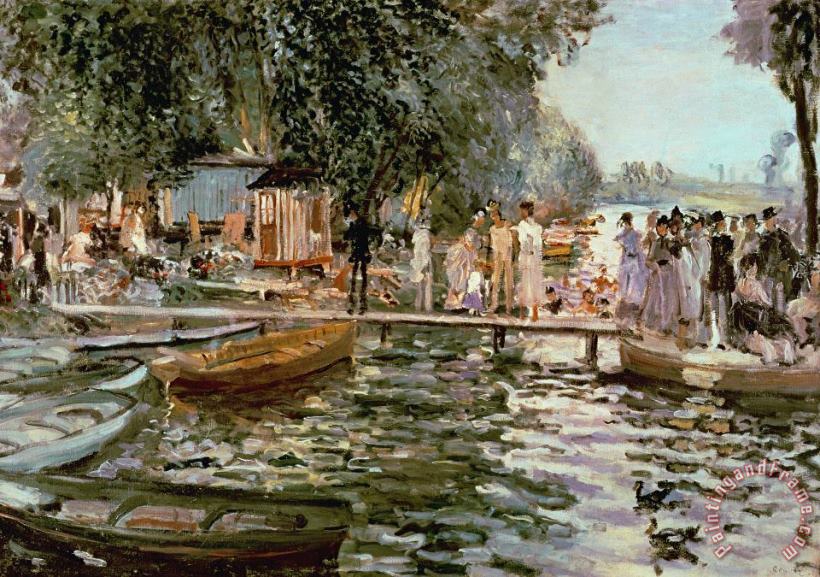 Auguste Renoir La Grenouillere Giclee Canvas Print Paintings Poster Reproduction