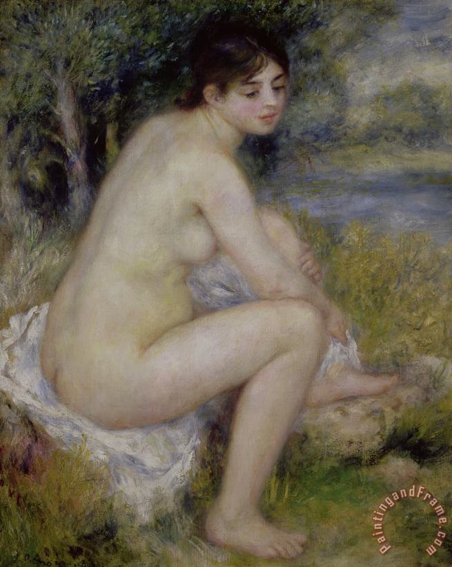Pierre Auguste Renoir Nude in a Landscape Art Painting