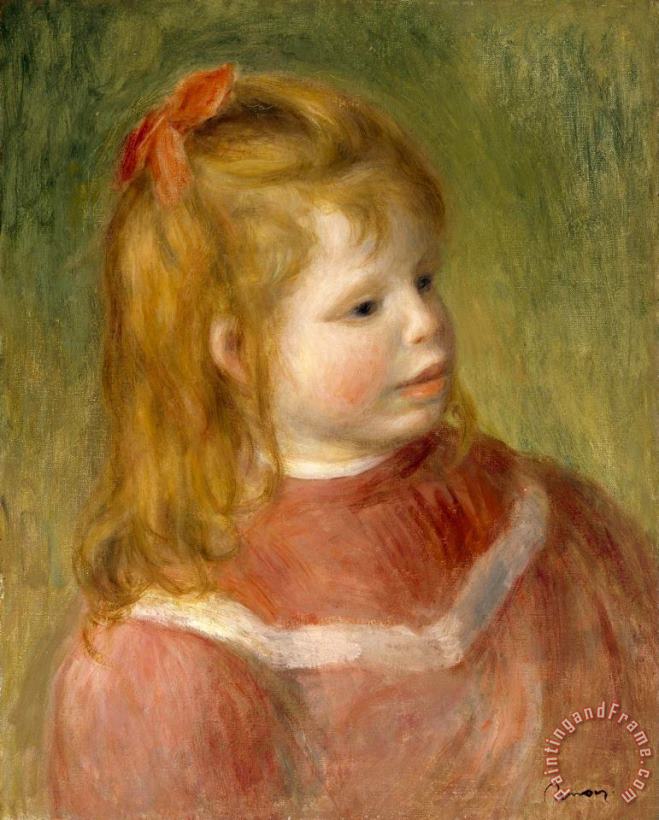Pierre Auguste Renoir Portrait of Jean Art Painting