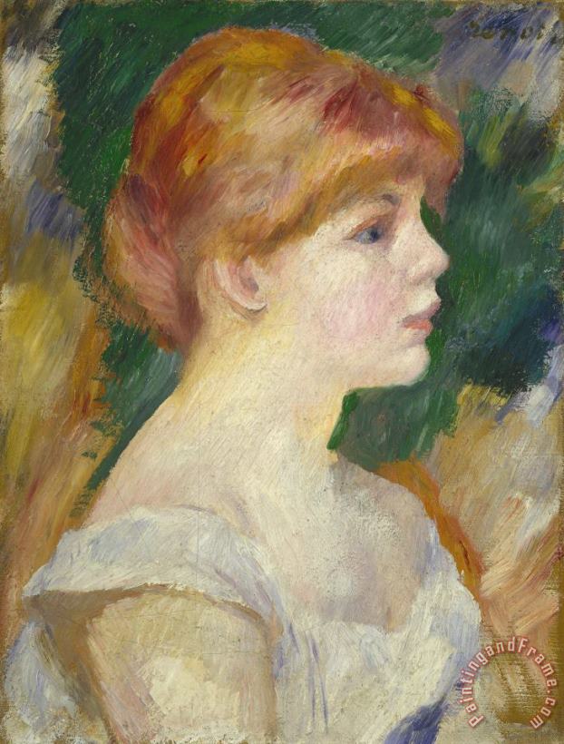 Suzanne Valadon painting - Pierre Auguste Renoir Suzanne Valadon Art Print