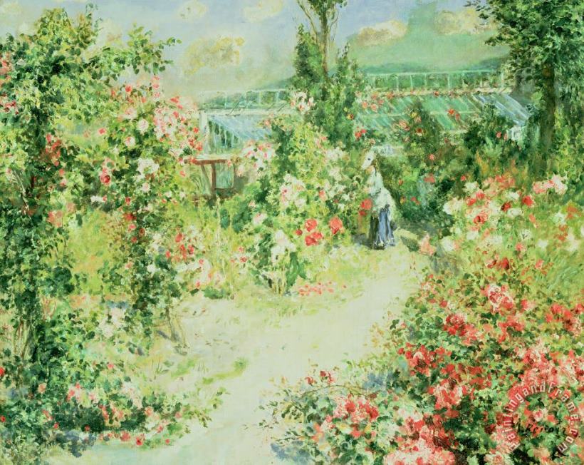 The Conservatory painting - Pierre Auguste Renoir The Conservatory Art Print