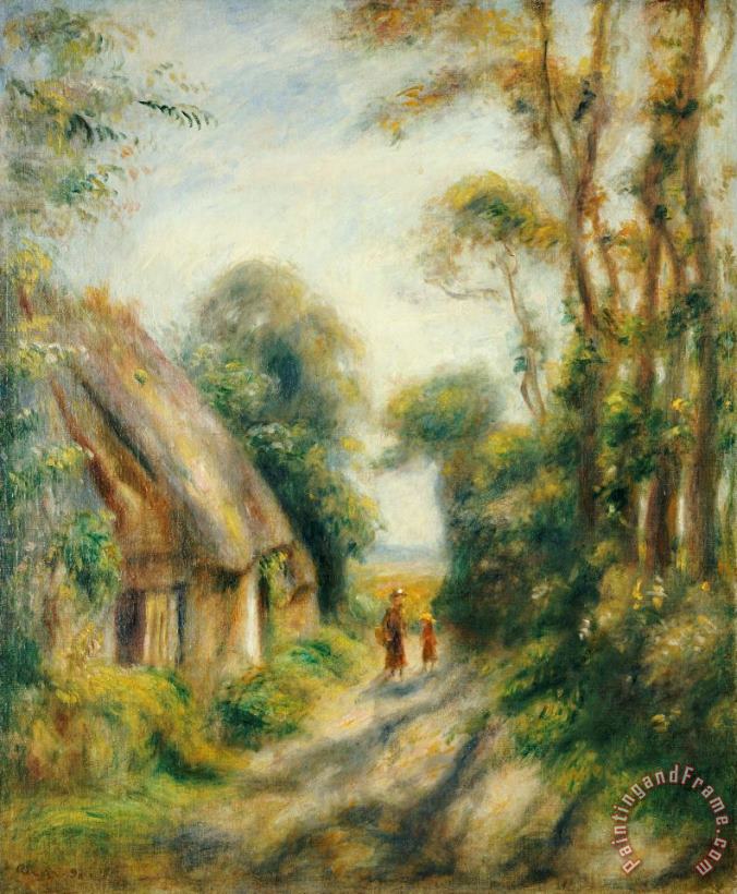 Pierre Auguste Renoir The Outskirts of Berneval Art Print