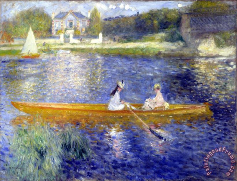 Pierre Auguste Renoir The Skiff (la Yole) Art Painting