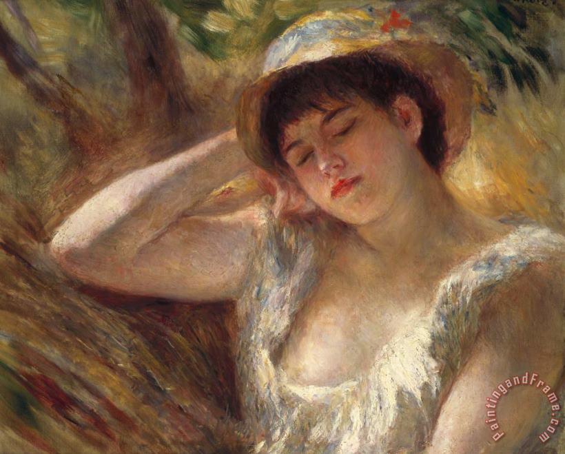 Pierre Auguste Renoir The Sleeper Art Print