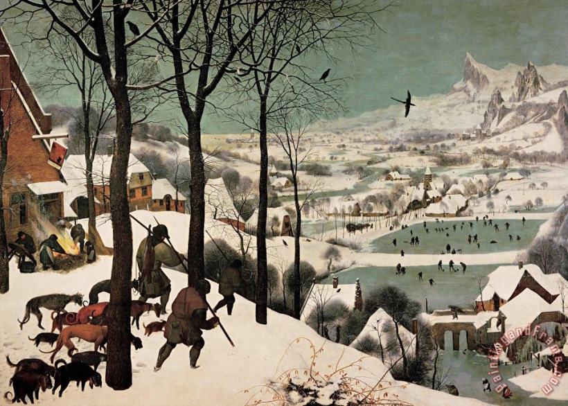 Pieter Bruegel Hunters In The Snow Art Painting