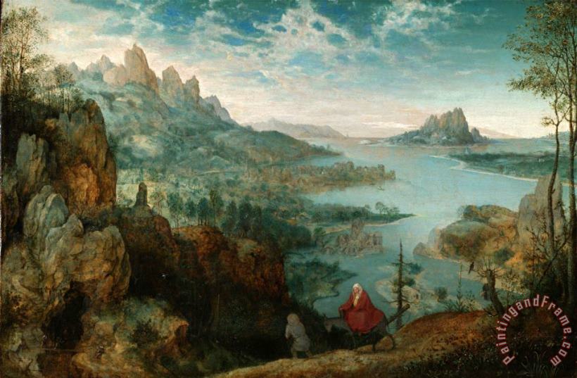 Pieter the Elder Bruegel Landschaft Mit Der Flucht Nach Agypten Art Print