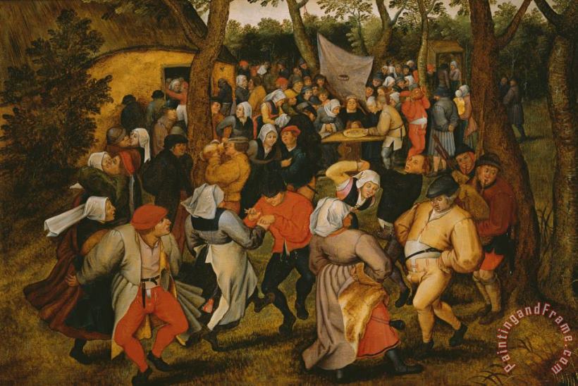 Pieter the Younger Brueghel Open air wedding dance Art Print