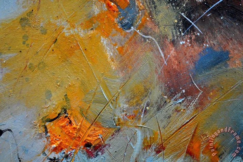 Abstract 015011 painting - Pol Ledent Abstract 015011 Art Print
