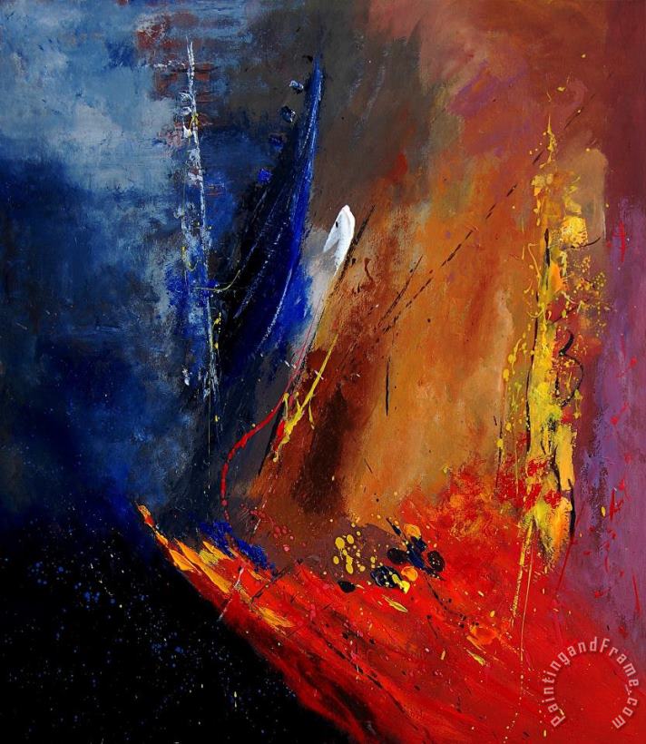 Abstract 67900142 painting - Pol Ledent Abstract 67900142 Art Print
