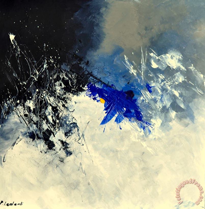 Abstract 8811301 painting - Pol Ledent Abstract 8811301 Art Print
