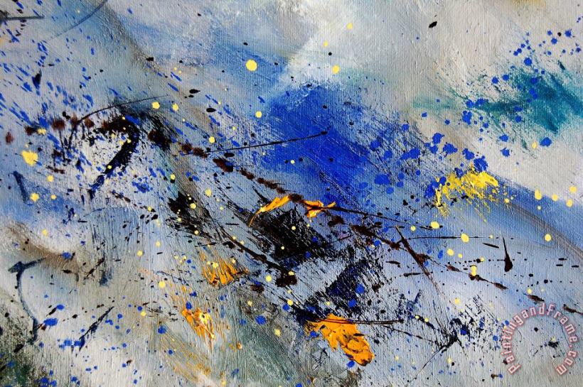 Abstract 969090 painting - Pol Ledent Abstract 969090 Art Print