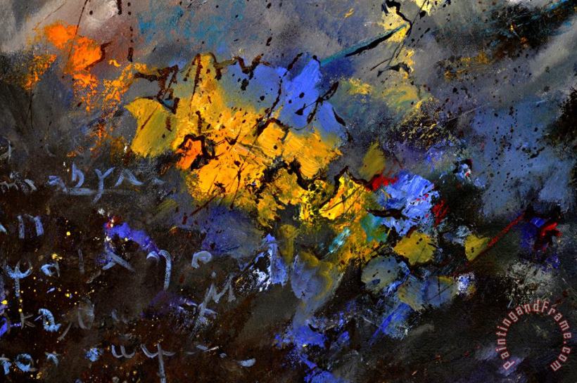 Abstract 972 painting - Pol Ledent Abstract 972 Art Print