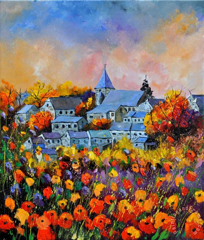 Pol Ledent Autumn in Awagne Art Painting