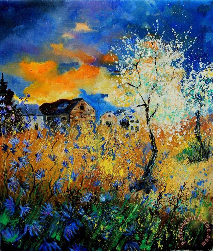 Pol Ledent Blooming trees Art Painting