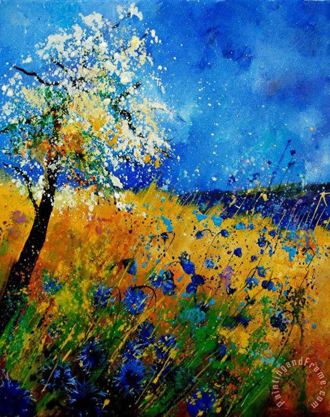 Pol Ledent Blue cornflowers 450108 Art Print