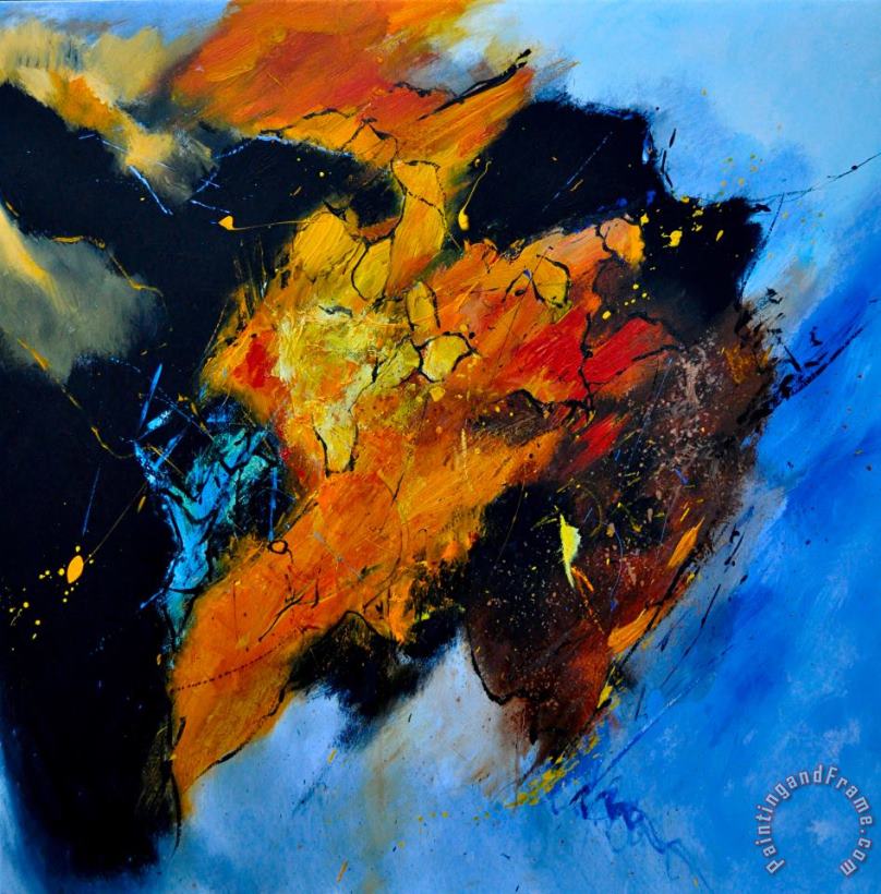 Buffalo-like abstract painting - Pol Ledent Buffalo-like abstract Art Print
