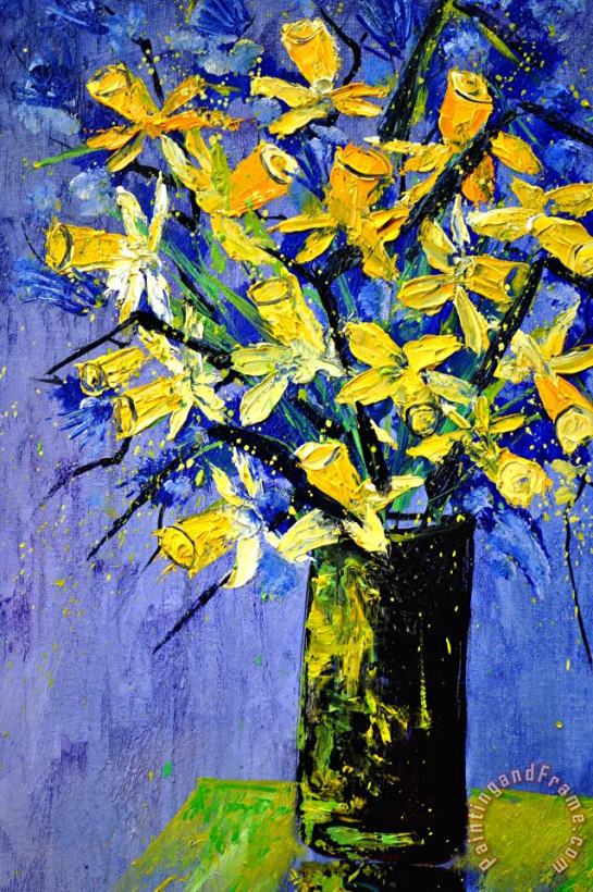 Pol Ledent Daffodils Art Painting
