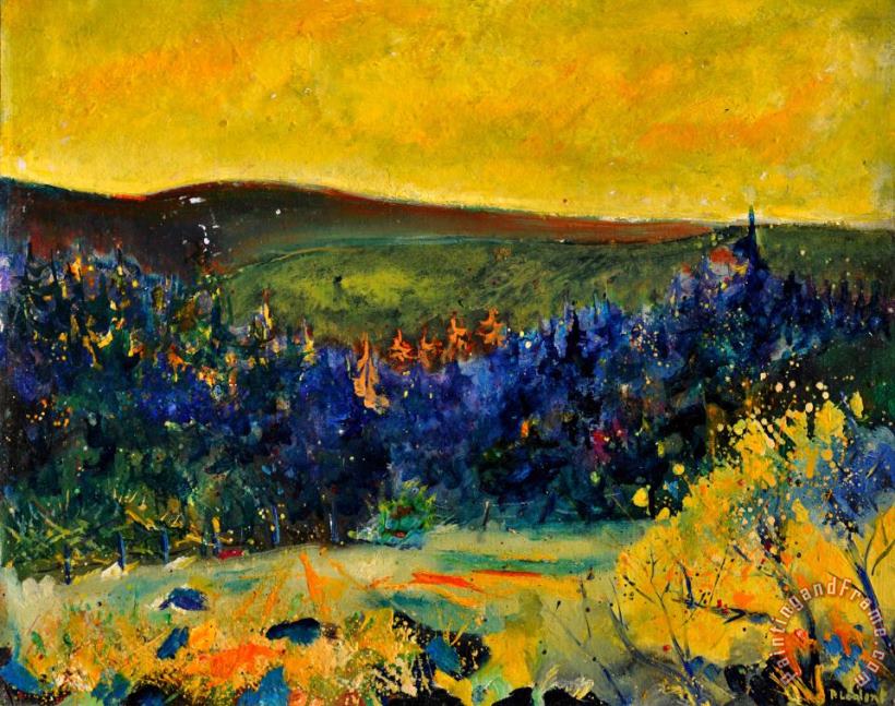 Landscape 947 painting - Pol Ledent Landscape 947 Art Print