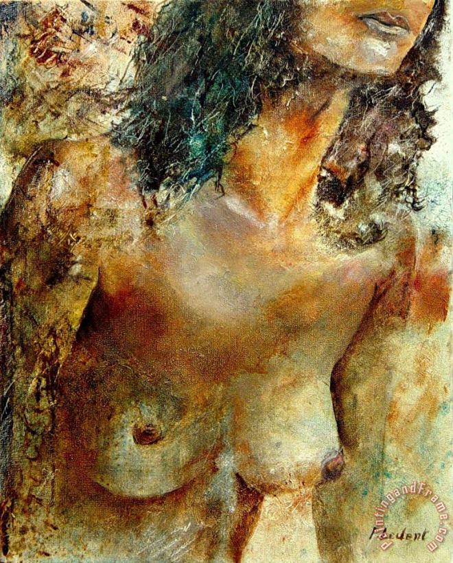 Nude 34 painting - Pol Ledent Nude 34 Art Print