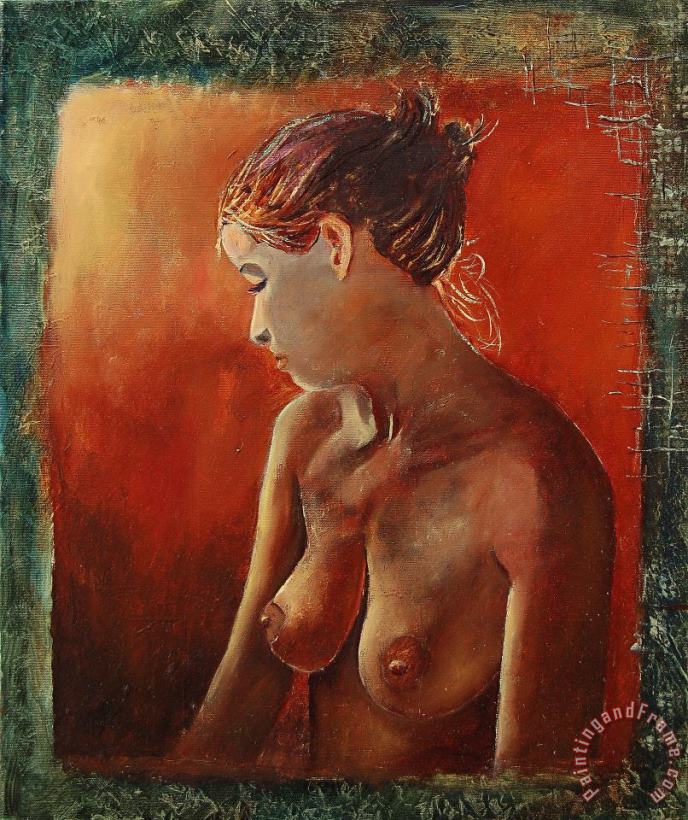 Nude 458755 painting - Pol Ledent Nude 458755 Art Print