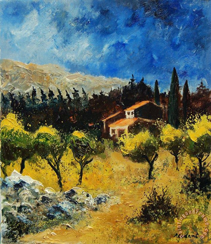 Provence 678965 painting - Pol Ledent Provence 678965 Art Print