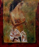 Pol Ledent - Roman nude 67 painting