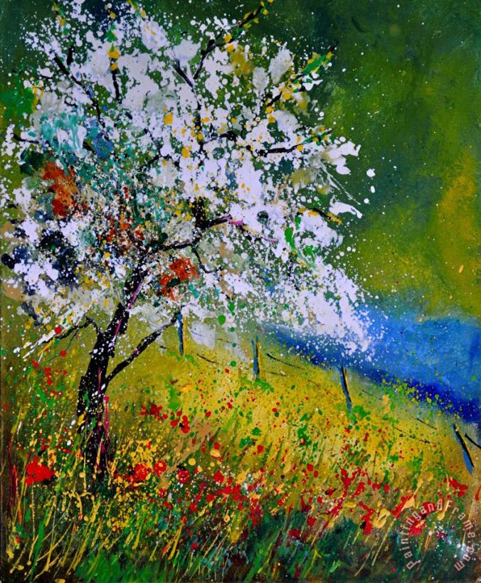 Spring 451110 painting - Pol Ledent Spring 451110 Art Print