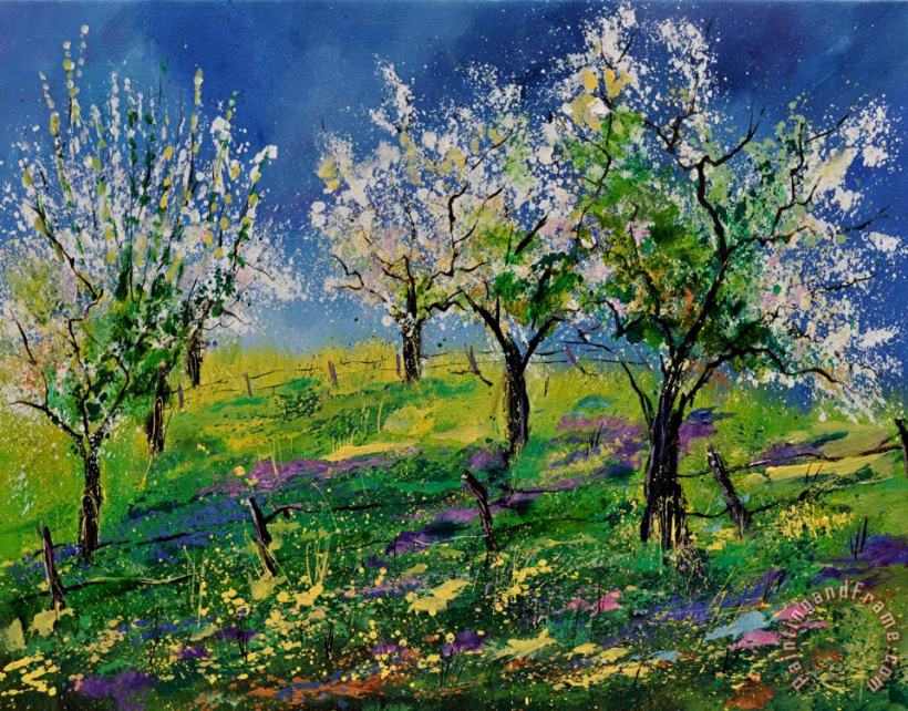Spring 79 painting - Pol Ledent Spring 79 Art Print