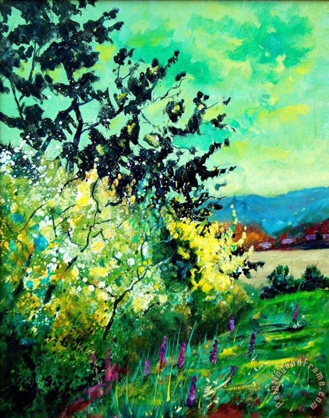 Pol Ledent spring in Ciergnon Art Painting