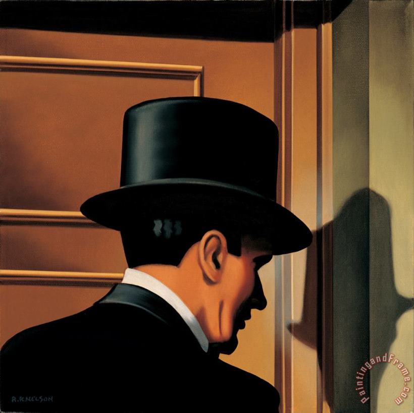 A Late Homecoming painting - R. Kenton Nelson A Late Homecoming Art Print