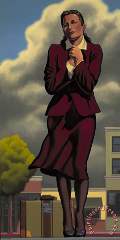 R. Kenton Nelson Wind And Winter Art Painting