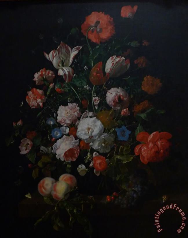Still Life with Flowers painting - Rachel Ruysch Still Life with Flowers Art Print