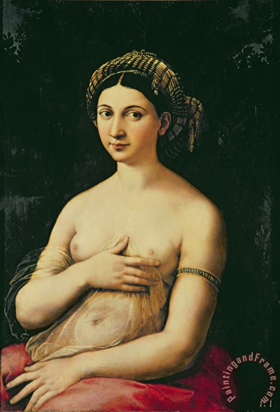Raphael La Fornarina Art Painting
