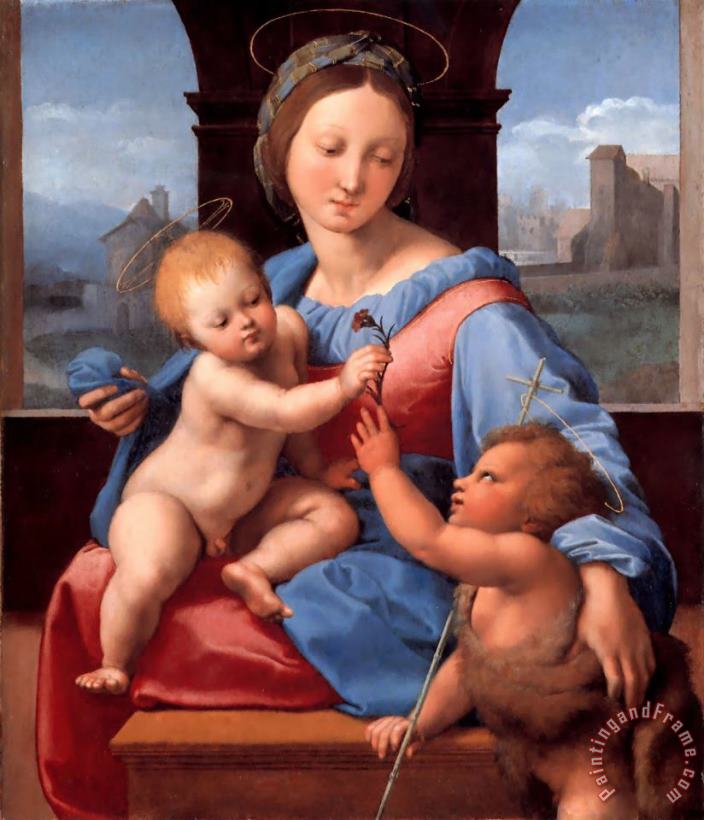 Raphael The Garvagh Madonna Art Print