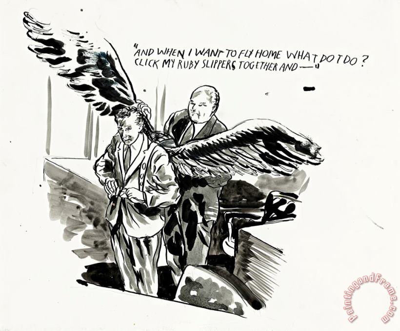 No Title (and When I) painting - Raymond Pettibon No Title (and When I) Art Print
