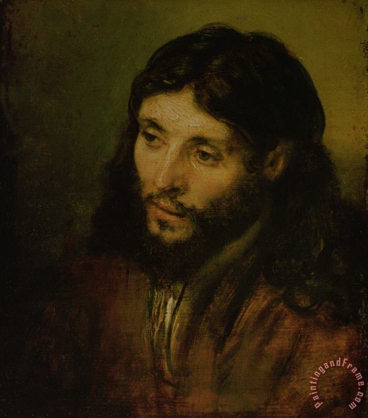 Rembrandt Head of Christ Art Painting