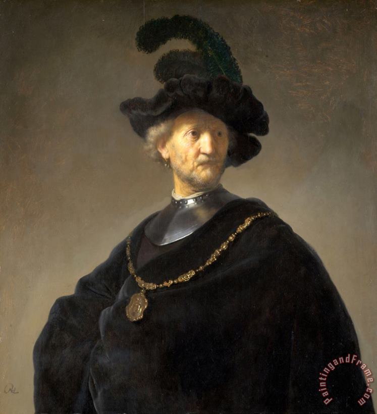 Rembrandt Harmensz van Rijn Old Man with a Gold Chain Art Print