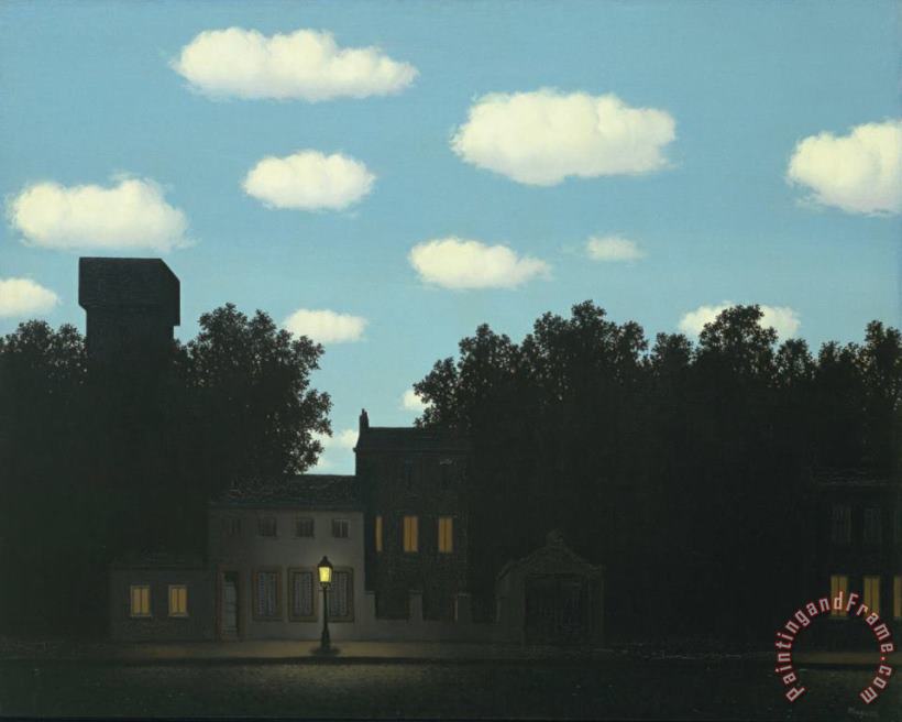 rene magritte Empire of Light II 1950 Art Painting