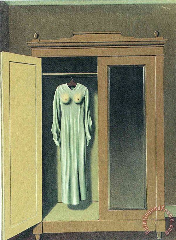 rene magritte Homage to Mack Sennett 1934 Art Print