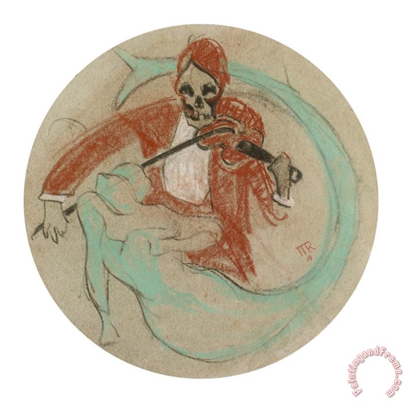 rene magritte La Mort Et La Sirene (dessin Pour Une Affiche) Art Print