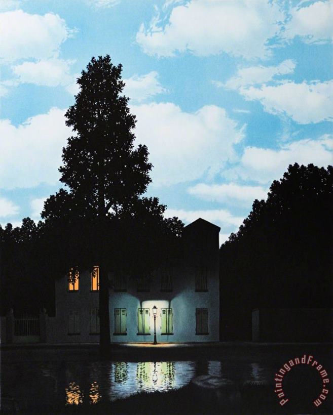 rene magritte The Empire of Lights 1954 II Art Painting