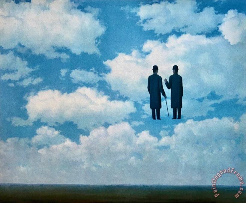 rene magritte The Infinite Recognition 1963 Art Print