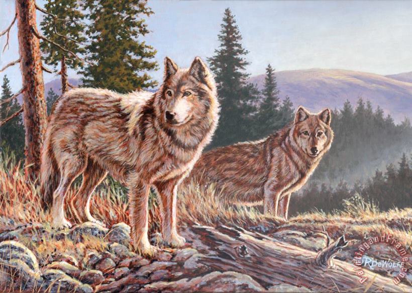Richard De Wolfe Timber Ridge Art Painting
